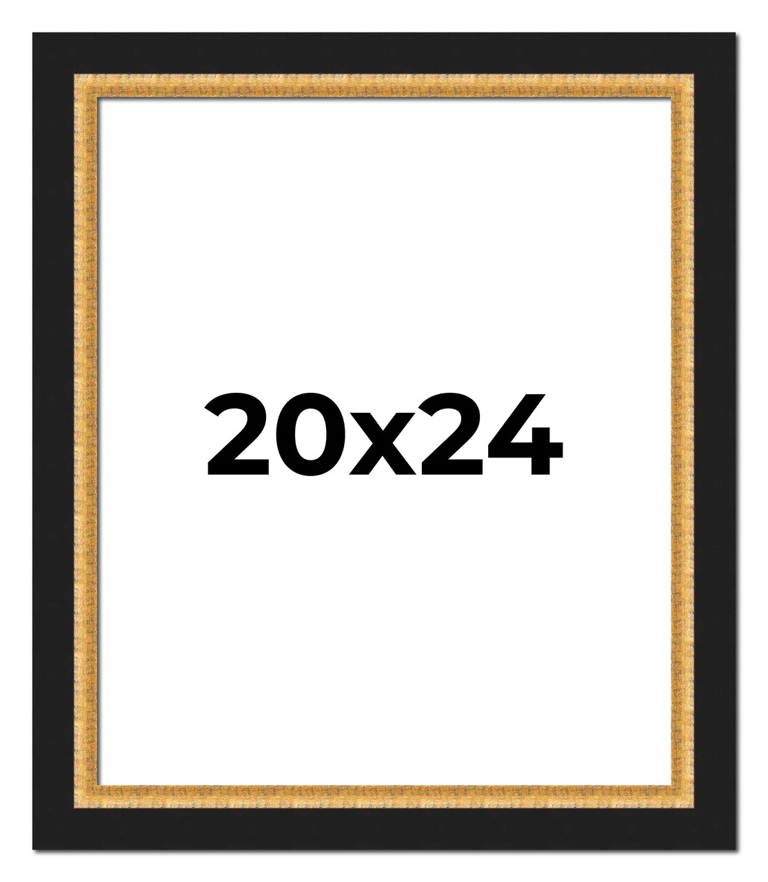 Embellished Brown Picture Frame - UV Acrylic, Foam Board Backing, Hanging Hardware